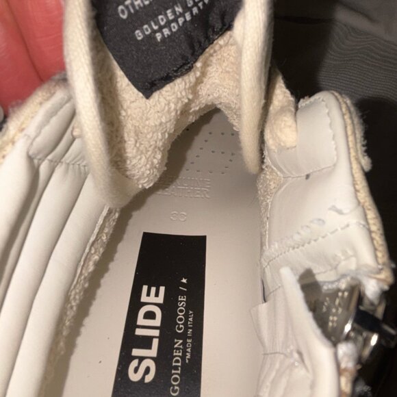 Golden Goose Slide Beige/Gray with Pink Street Sneaker - Picture 5 of 5